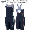 【スグに使える全品10%OFFクーポン】スピード speedo レディース フィットネス水着 オールインワン ASYMMETRY LOOSEN KNEESKIN Ultra Stretch ECO SFW12403 NB