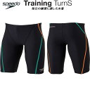 【全品ポイント3倍+最大1000円OFFクーポン】スピード speedo ジュニア 男子 競泳水着 練習用 ハーフスパッツ ボーイズ/男の子 TURNS ENDURANCE ECO STB62301 GO(4)
