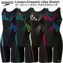 【スグに使える全品10%OFFクーポン】スピード speedo レディース フィットネス水着 オールインワントライアングル ルースンニースキン TRIANGLE LOOSEN KNEESKIN SFW12569