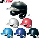 【SSK/エスエスケイ】 少年軟式打者用 両耳付きヘルメット H1500J