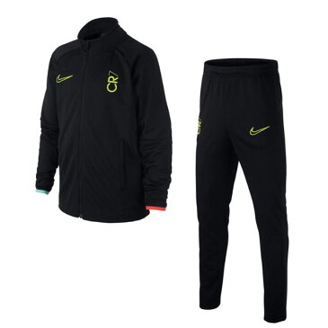 39％OFF！ ナイキ ジュニア YTH CR7 トラックスーツ K サッカー トレーニングウェア 上下セット ブラック 【NIKE2020SS】 CD1204-010