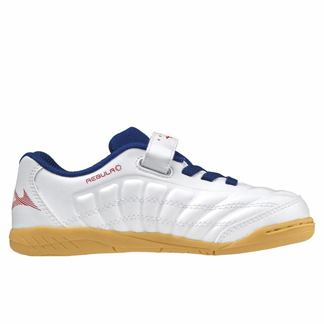 ミズノ ジュニア レビュラ CUP CLUB KIDS IN (REBULA) ホワイト フットサル ベルクロ インドアシューズ ワイドモデル 【mizuno2021Q3】 P1GG217662通販 サッカー 用品 セール