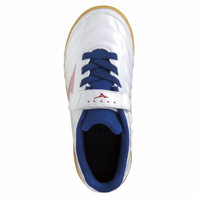 ミズノ ジュニア レビュラ CUP CLUB KIDS IN (REBULA) ホワイト フットサル ベルクロ インドアシューズ ワイドモデル 【mizuno2021Q3】 P1GG217662通販 サッカー 用品 セール