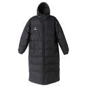 フィンタ/FINTA ジュニア JR ダウンコート ブラック ベンチコート サッカー フットサル ウェア 【FINTA2021FW】 FT5198-0500