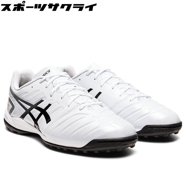 アシックス DSライト CLUB TF ホワイト サッカー フットサル ターフシューズ ワイドモデル トレシュー 【asics2022Q1】 1103A076-100