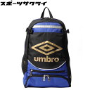 アンブロ ジュニア用フットボールバックパック 約16L ブラック サッカー フットサル かばん バッグ リュック かばん バッグ リュック UJS1200J-BLK