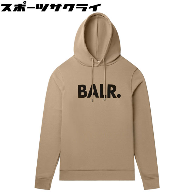 ボーラー/BALR. BRAND STRAIGHT HOODIE ホワイトペッパー サッカー ウェア スポーツウェア パーカー 【BALANCE STYLE】 B12611017-WHPPR