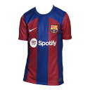 27％OFF！ ナイキ ジュニア FC バルセロナ FCB 23-24 スタジアム ジャージ S/S HOME ディープロイヤル サッカー レプリカユニフォーム 【NIKE2023SU】 DX2761-456