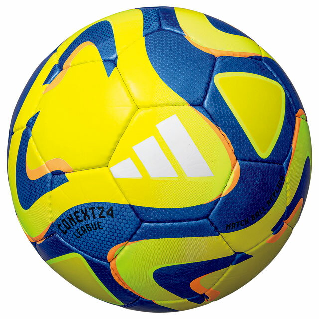 サッカーボール アディダス 2024年FIFA主要大会 公式試合球 レプリカボール コネクト24 リーグ 4号球 フットボールブルー JFA検定球  AF484B