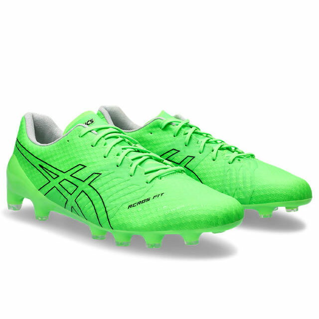 アシックス DSライト アクロス 2 DS LIGHT ACROS 2 グリーンゲッコー サッカースパイク 土 人工芝 天然芝 【asics2024Q1】 1101A046-300