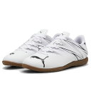 サッカー フットサル プーマ ジュニア アタッカント IT Jr インドアシューズ プーマホワイト トレーニングシューズ PUMA2024Q1 107482-05