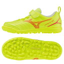 ミズノ ジュニア モナルシーダ NEO 3 CLUB KIDS AS イエロー サッカー フットサル ベルクロ トレーニングシューズ ワイドモデル 【Mizun...