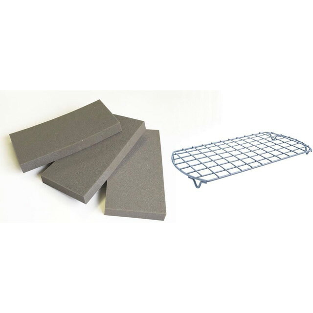 ユニックス 野球 ソフトボール グランド整備品 ネット・スポンジ2点セット 雨水除去 吸水 排水 BX8730