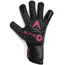 サッカー キーパーグローブ エリートスポーツ ELITE TITANIUM PINK ブラック ピンク ゴールキーパー用品 Elite Sports ELG24804-BLKPNK 2