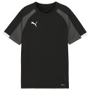 プーマ ジュニア INDIVIDUALLIGA SSシャツ JR プーマブラック サッカー フットサル トレーニングウェア プラシャツ 半袖 【PUMA2024...