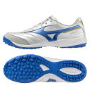ミズノ モレリア SALA PRO TF ホワイト ブルー フットサル ターフシューズ トレシュー Mizuno2024Q3 Q1GB241325