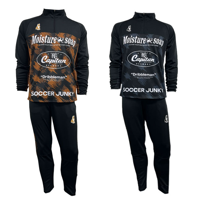 \最大2500円OFF限定クーポン配布中!/ 30%OFF! サッカー フットサル サッカージャンキー トレーニングウェア ハーフジップトレーニングトップ IT...