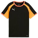 サッカー フットサル プーマ ジュニア INDIVIDUALLIGA SSシャツ JR プーマブラック ヒートファイアー 半袖 プラシャツ Tシャツ 65980...