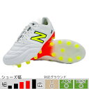ニューバランス 442 v2 Pro HG ホワイト サッカースパイク 土 人工芝 天然芝 (NewBalance2025Q1) MS41HCB22E