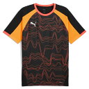 35%OFF! プーマ INDIVIDUALLIGA グラフィック SS プラクティスシャツ Tシャツ プーマブラック サッカー フットサル 半袖シャツ 660...
