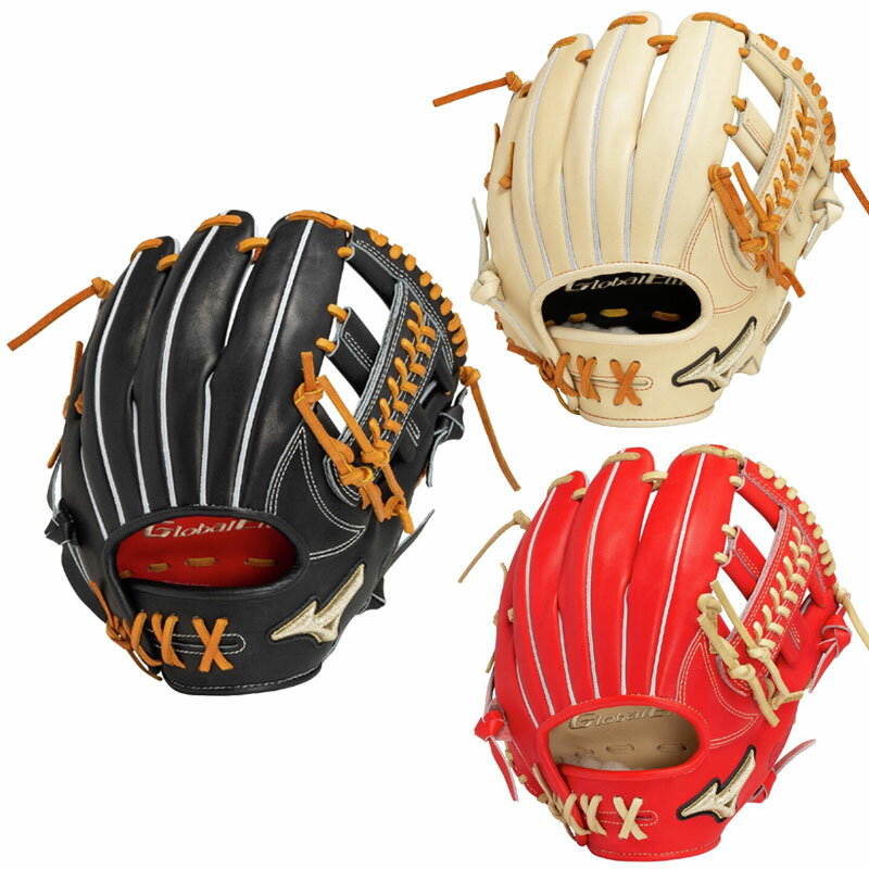 硬式グローブ ミズノ グラブ グローバルエリート プロフェッショナルセレクション 紅林型 25SS 野球 一般 大人 【軟式内野手用／サイズ9】 1AJGH32423