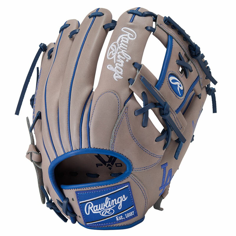軟式グローブ ローリングス HYPER TECH MLB TEAM Rawlings2025FW 野球 グラブ 一般 大人 【軟式内野手用／サイズ11.25】 GR5HTMN62-LAD2