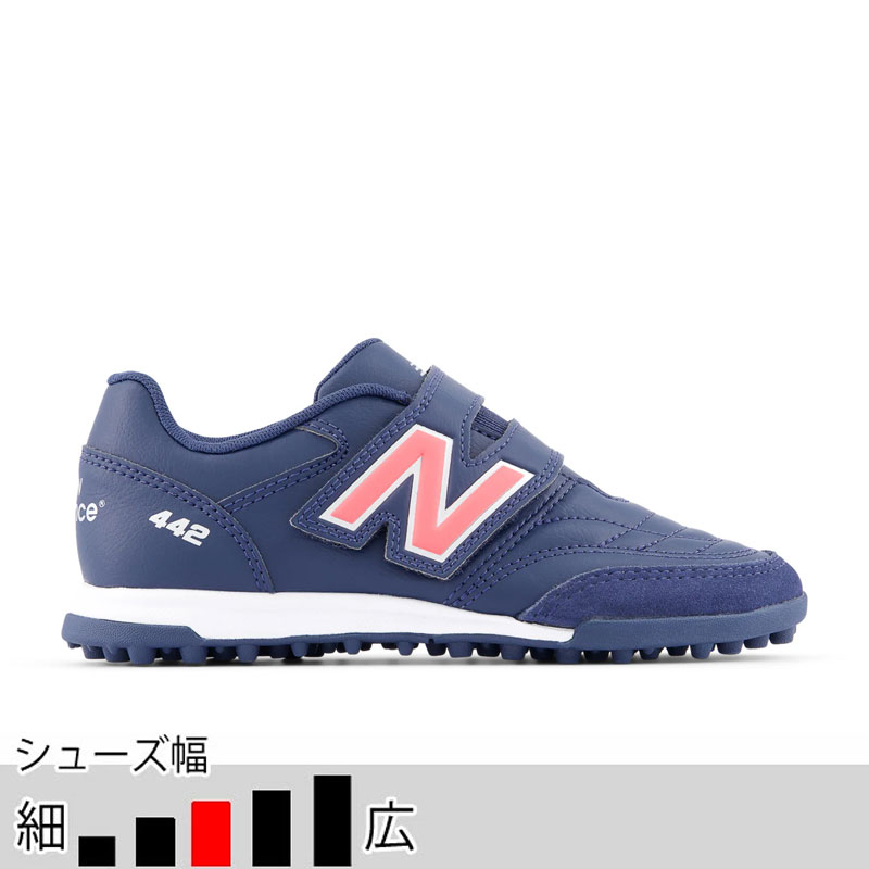 35％OFF！ ニューバランス サッカー フットサル ベルクロ ターフシューズ ジュニア 442 V TF JNR V2 ネ..