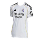 \最大2500円OFF限定クーポン配布中!/ アディダス レアル・マドリード 25-26 ホーム レプリカユニフォーム ホワイト サッカー レプリカウェア (a...