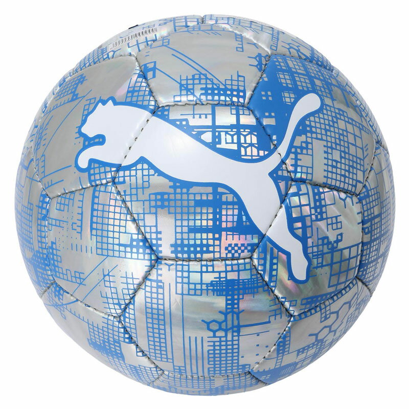 サッカーボール プーマ PUMA CUP グラフィックボール HS 5号球 プーマシルバー 検定球 084952-03-5