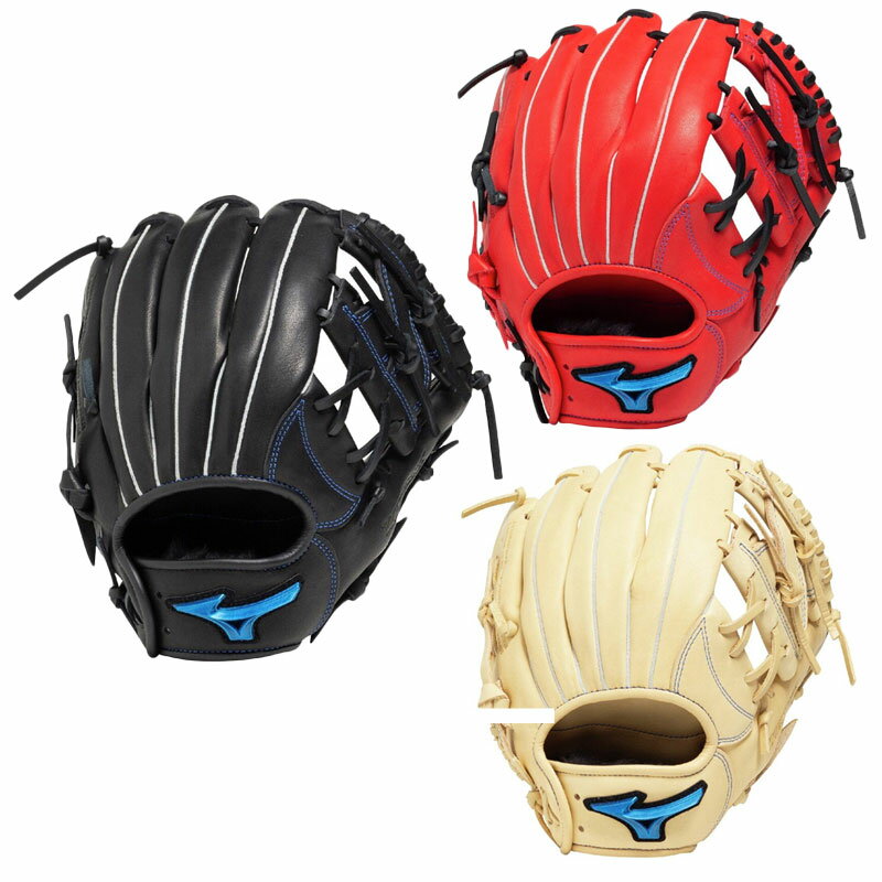 少年軟式グローブ ミズノ グラブ WILLDRIVE BLUE ウィルドライブ ブルー 25FW 野球 ジュニア 少年用 子ども 【少年軟式オールラウンド用／サイズM】 1AJGY33420