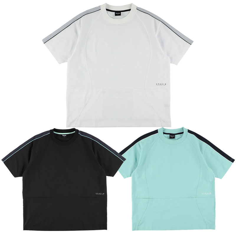 スパッツィオ サッカー フットサル フレキシブルライン半袖オーバー Tシャツ カジュアル トレーニング..