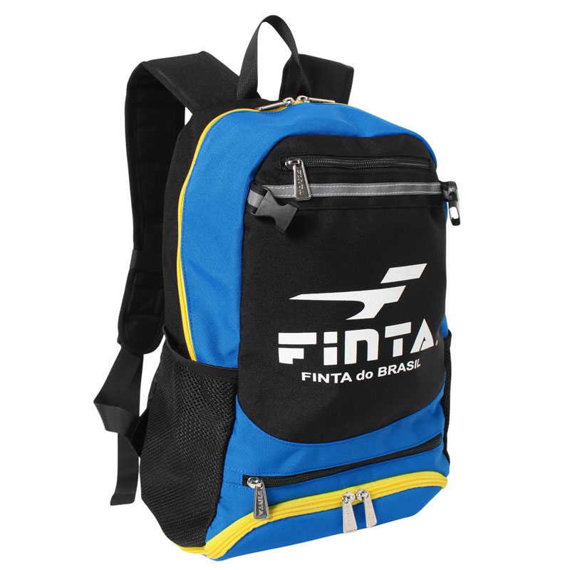 フィンタ サッカー フットサル 多機能 キッズリュックサック 16L バックパック シューズ収納 ボールネ..
