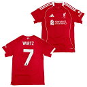\最大2500円OFF限定クーポン配布中!/ アディダス リバプールFC ホーム レプリカ ユニフォーム レッド #7 フロリアン・ヴィルツ サッカー レプリカ...