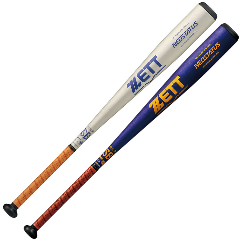 中学生向け 軟式バット 金属製 ZETT ゼット ネオステイタス 26SS 野球 一般 大人BAT356 BAT35623 BAT35624
