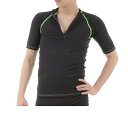水着 あったか メンズ Tシャツ(ハーフジップ)+ロングパンツ 上下セット 4L 男性用上下セット水着 サイズ SPOSPO メンズ プール 水泳 水中 ウォーキング アクアビクス 日本製 冬用(4)