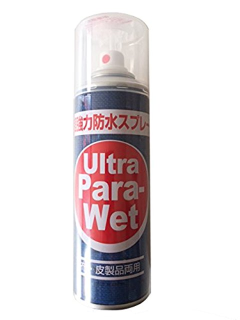 防水スプレー 撥水 アウトドア 傘 雨 梅雨対策 雪 冬 水をよくはじく 水玉 para wet パラウエット フッ素配合 梅雨 雨 傘 レインコート　布・革製品に 154ml 1本 #0063 防寒 ブーツ 靴 スニーカー 合羽 カッパ 皮革