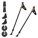 northern country ノルディックポール 2本セット【アルミニウム】 BK TR3004