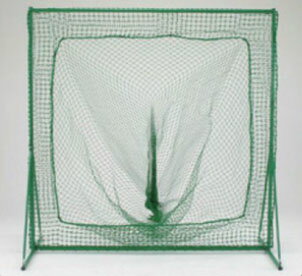 野球用 防球フェンス 組立式 移動式 トスバッティング用 200cm×200cm 集球袋付き ネットセット T309 日本製