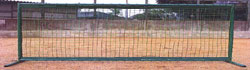 野球用 ネット 防球フェンス(40cmx200cm) 2台1組 野球ネット フレームセット T365 日本製