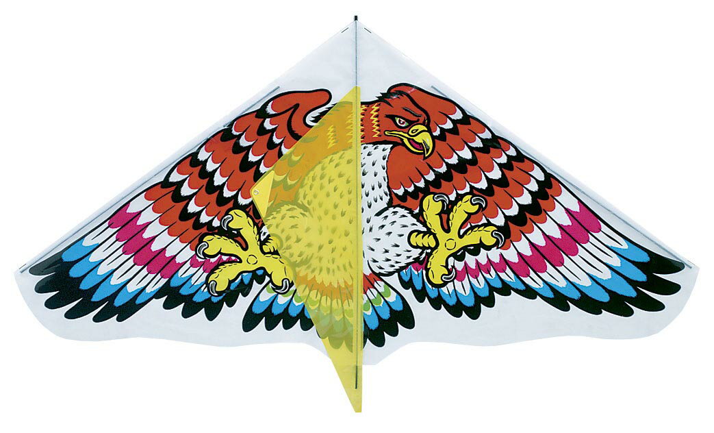 凧揚げ カイト たこあげ 正月【6セット販売】ダイナミックカイト ビッグイーグル LL 子供 大人 こども おとな ファミリー わだこ たこあげ 公園 広場 河...