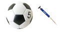 サッカーボール 練習球 亀甲 5号球 ハンドポンプセットサッカー ボール 一般 大人 子供 公園