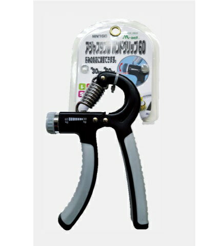 ハンドグリップ 握力器 30-60kg 握力の強さ調整可能なハンドグリップです。 仕様】 サイズ：15×10×2cm 重量：156g 負荷調整：30kg-60kg カラー：オレンジ 握力負荷をに調整できますので、ご自身の力に合わせて使用できます 軽量でポータブル、場所を選ばず、いつでもどこでも手軽にトレーニングができます。家に一つ置いて、オフィスに一つ置いて、とても便利です