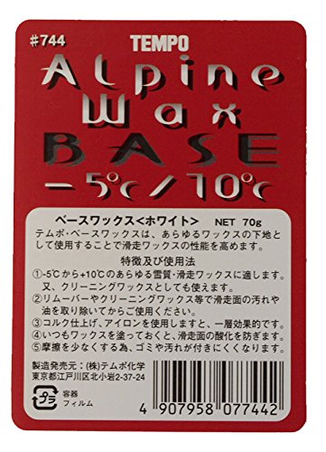 パラフィンにフッ素を配合し、レーシングワックス並の滑走性を作り出しました。 適応温度-5度〜10度 容量：70g