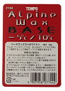 スキー スノーボード スキーワックス【まとめ買い 12個】 アルペン ホワイト ベース用　固形 TEMPO ＃0744 -5℃〜10℃対応 メンテナンス 冬 ワックス 手入れ