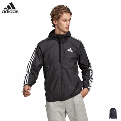 adidas アディダス ウィンドブレーカー トレーニングウェア エッセンシャルズ スリーストライプス ウインドブレーカー 男性用 メンズ 31319