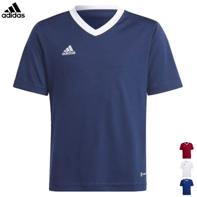 adidas アディダス サッカー フットボール 半袖シャツ Tシャツ トレーニングウェア ENTRADA 22 ジャージー 子供用 ジュニア MBE20【1枚までメール便OK】 1