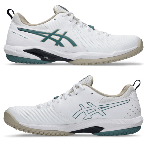 ソフトテニス館のasics アシックス テニスシューズ PRESTIGE NEO OC プレステージ オムニ・クレーコート用 ユニセックス 男女兼用 1043A027【HIKP】｜アングル2