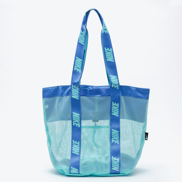 Rakuten - ナイキ NIKE メッシュトートプールバッグ スイムバッグ スイミングバッグ 水泳 海水浴 ジュニア キッズ 子供用 ミント 1994044【1点までメール便OK】【26SS】