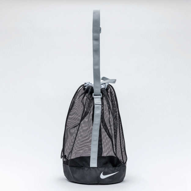 Rakuten - ナイキ NIKE メッシュショルダープールバッグ スイムバッグ スイミングバッグ 水泳 海水浴 ジュニア キッズ 子供用 ブラック 1994046【1点までメール便OK】【26SS】