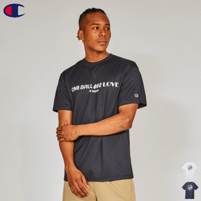 Champion チャンピオン バスケットウェア 半袖シャツ Tシャツ 練習着 E-MOTION 男性用 メンズ C3AB320【1枚までメール便OK】【2024FW】【返品・交換 不可】